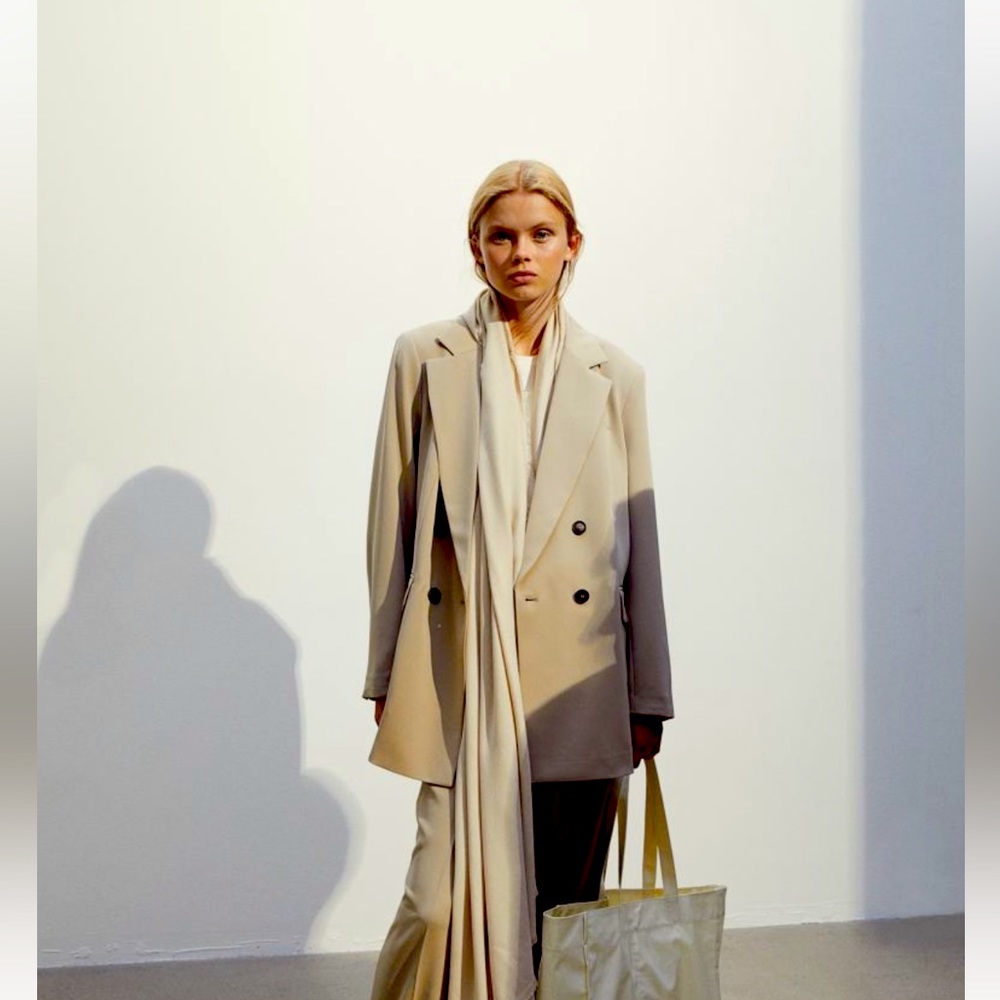 H&M oversized boyfriend jacket